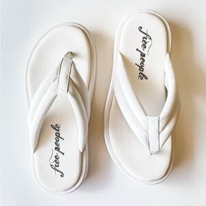 Free People White Sandals